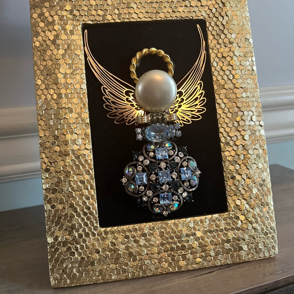 Angel Aubrey created from refurbished jewelry